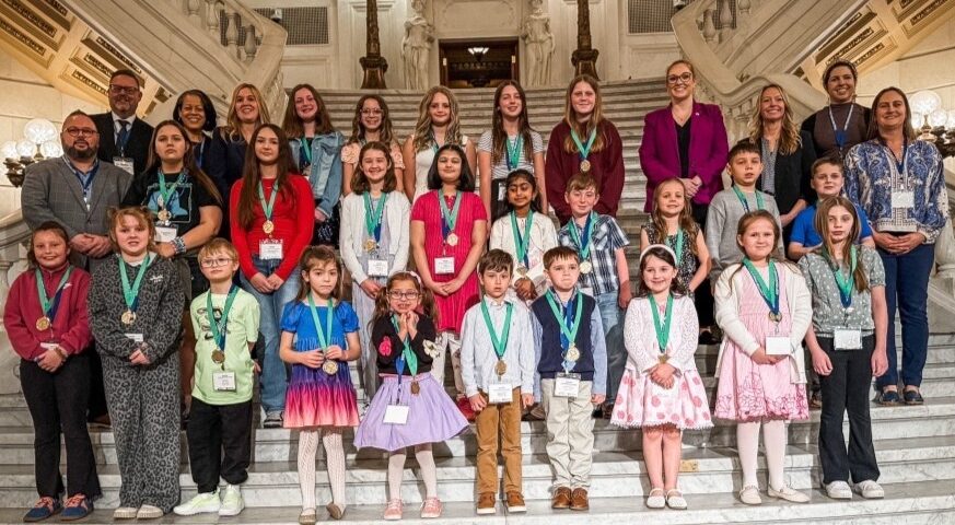 2026 Litter Hawk Youth Awards presentation ceremony at the PA State Capital.