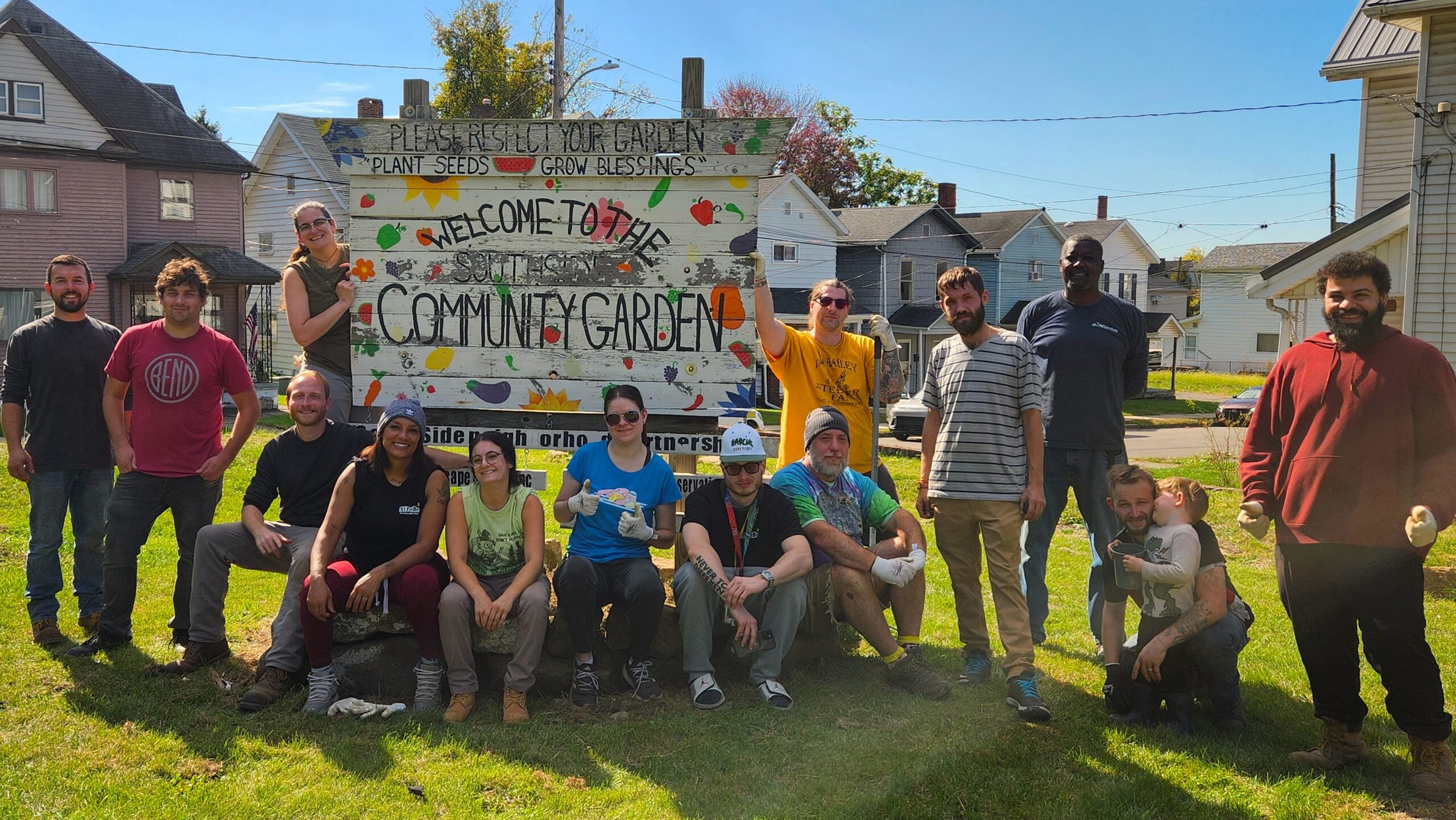 Tri-County Cleanways with the South Side Community Garden Project in Lawrence County in 2025.