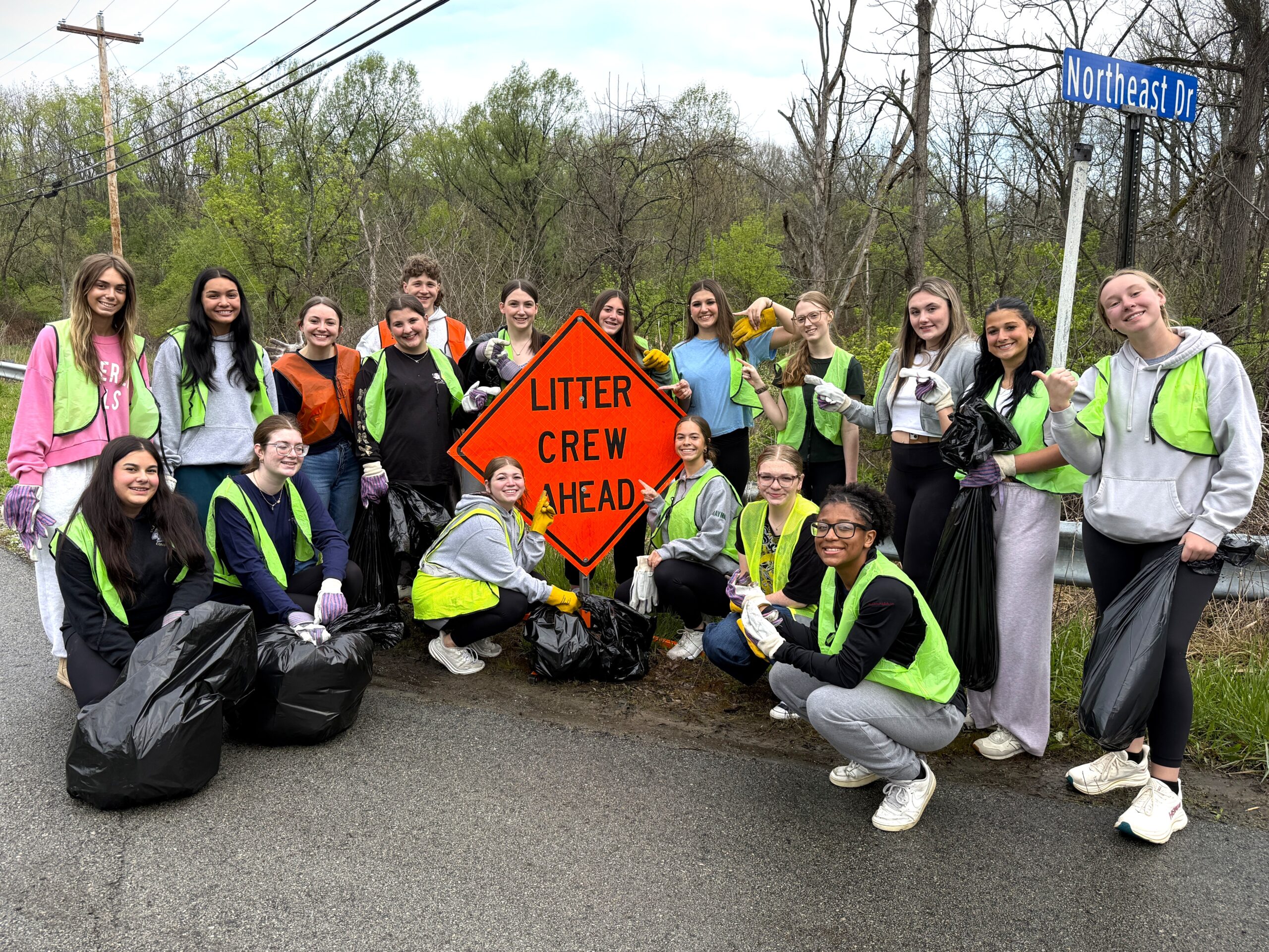 Central Westmoreland Career Technology Center participated in Pick Up Pennsylvania this spring.