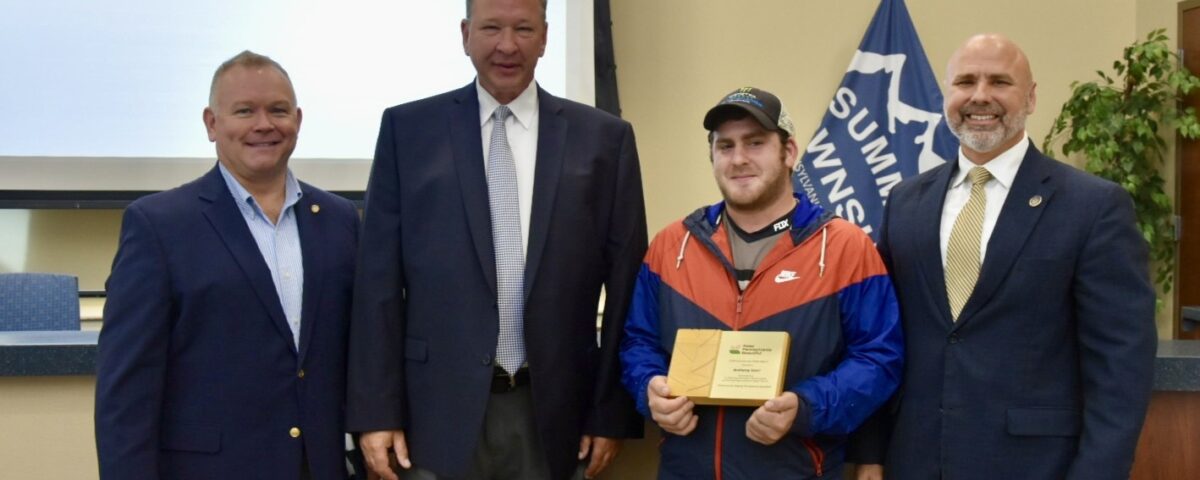 The Community Pride Award was presented to Anthony Sorci in Erie, PA