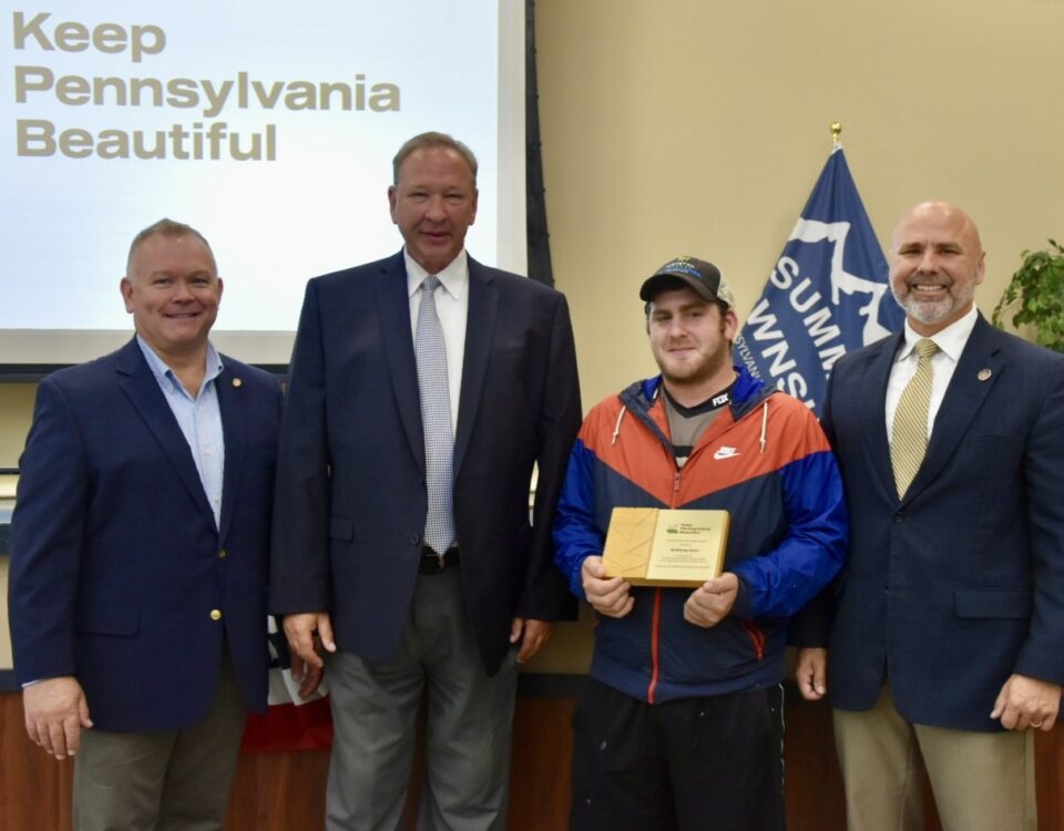 The Community Pride Award was presented to Anthony Sorci in Erie, PA