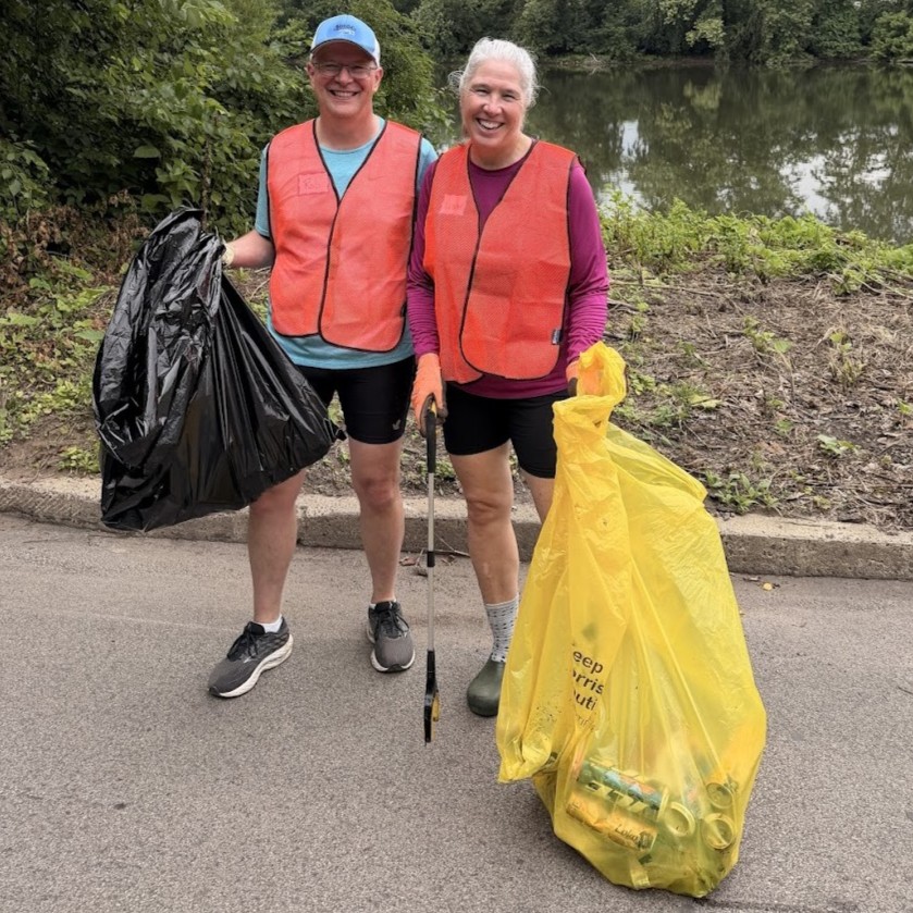 River Roads Community Cleanup at Riverfront Park, Montgomery County.