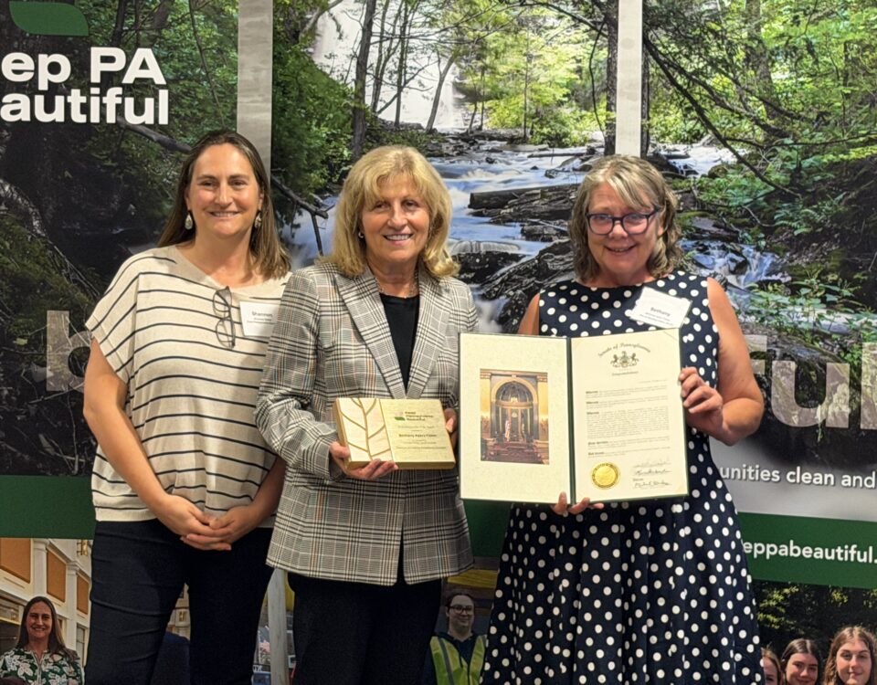 Bethany Ayers of Keep Reading Beautiful receives the KPB Community Pride Award at the 2026 Annual Conference